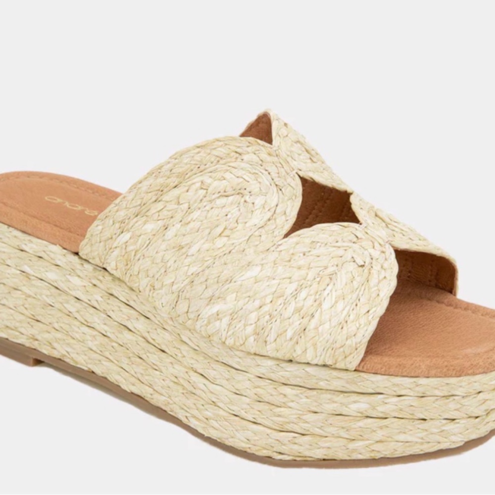 Andre Assous SERENE RAFFIA ESPADRILLE WEDGE - Picture 2 of 16
